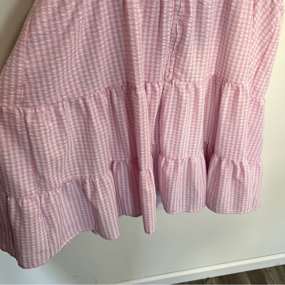 ARULA Pink Gingham Mini Dress - Picture 11 of 13